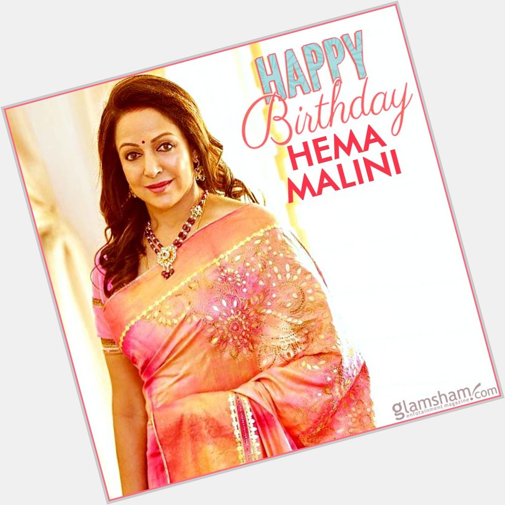 Wishing Hema Malini a very happy birthday!!

to wish her 