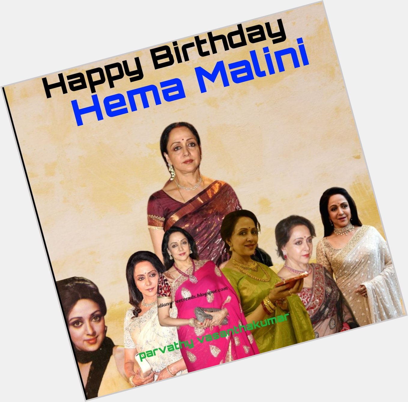 Happy Birthday hema malini 