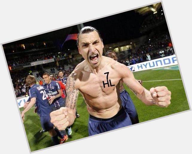 Happy 33rd birthday to Zlatan who was seen today sporting his new tattoo in tribute to his hero Henrik Larsson 