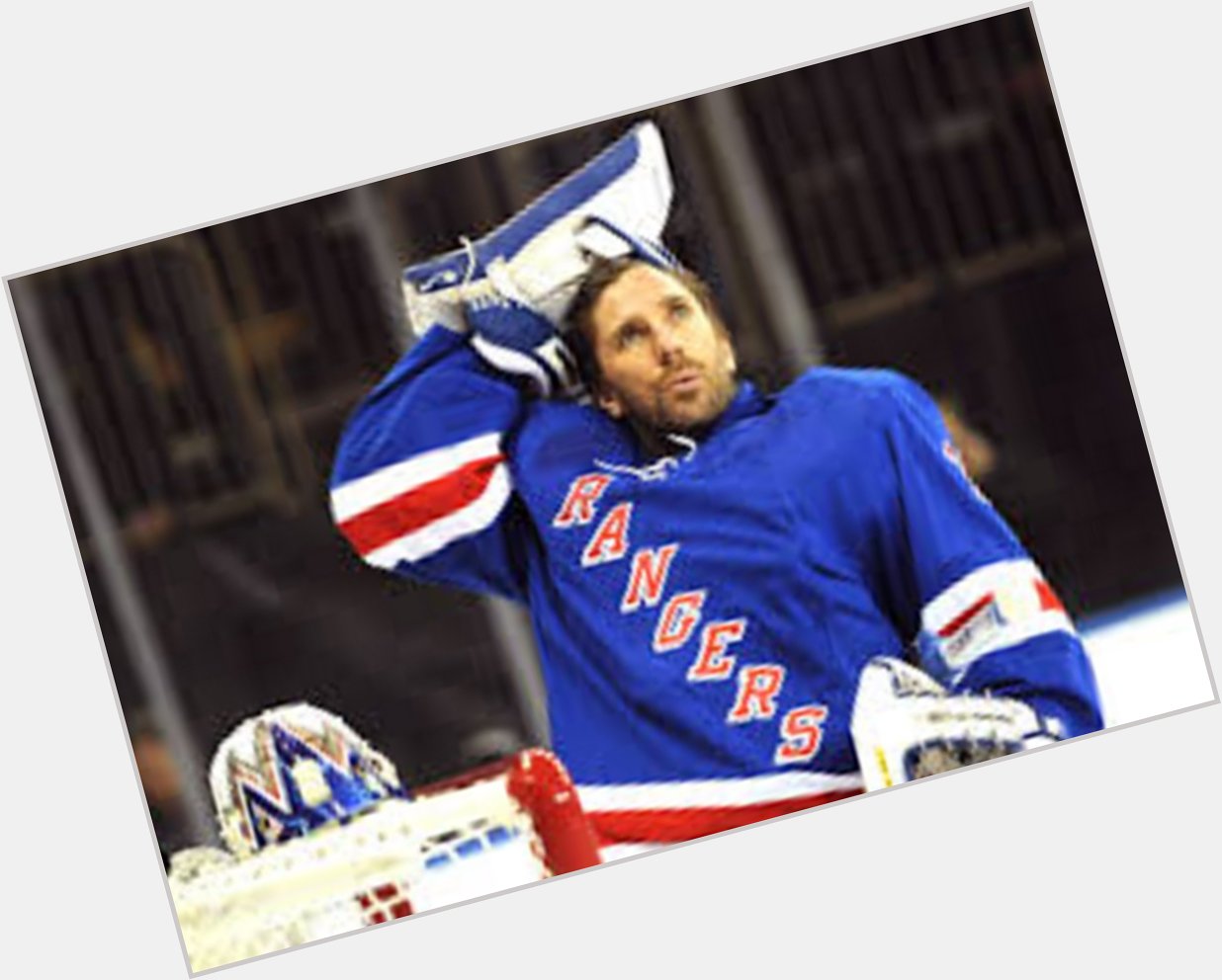 Happy 35th birthday to goalie Henrik Lundqvist, who now qualifies for old-timers hockey. 