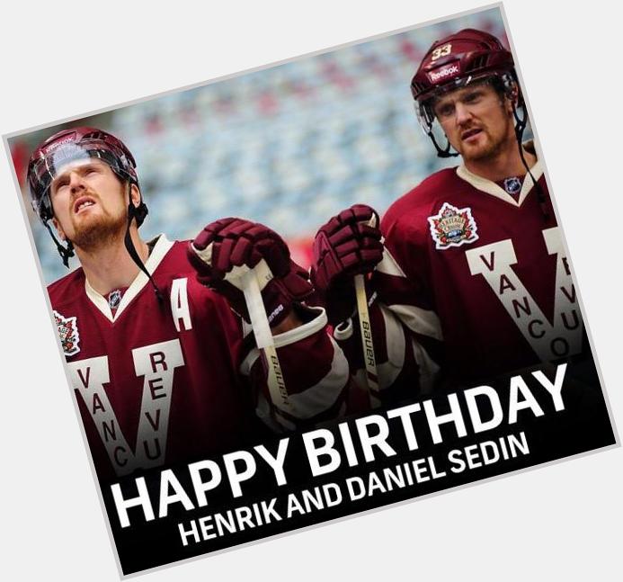   Happy 35th birthday to Daniel and Henrik Sedin!  I forgot the magnificent Sedins are Libras too!  