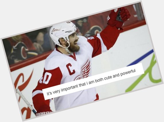 Happy birthday to henrik zetterberg, who is the best and has never done anything wrong in his entire life 
