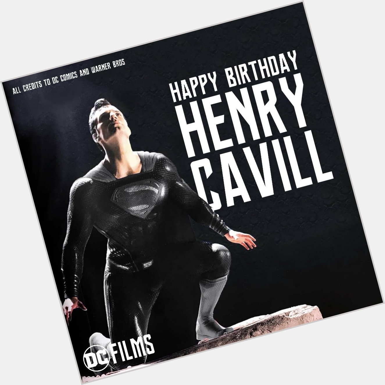 He has yet to rise.

Happy birthday to the greatest Superman ever, Henry Cavill! 