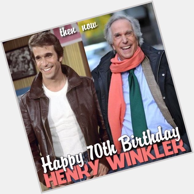 Happy 70th birthday to Henry Winkler! What\s your favourite Henry Winkler moment?? 