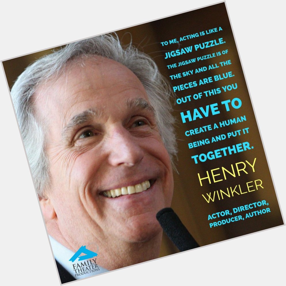 Happy Oct. 30 birthday to Henry Winkler! 