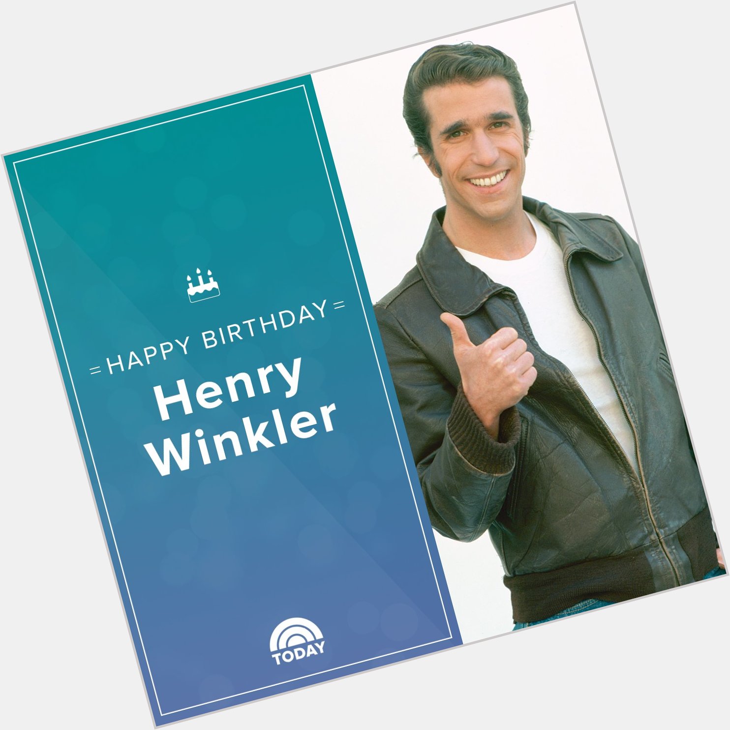 Happy birthday, Henry Winkler! 