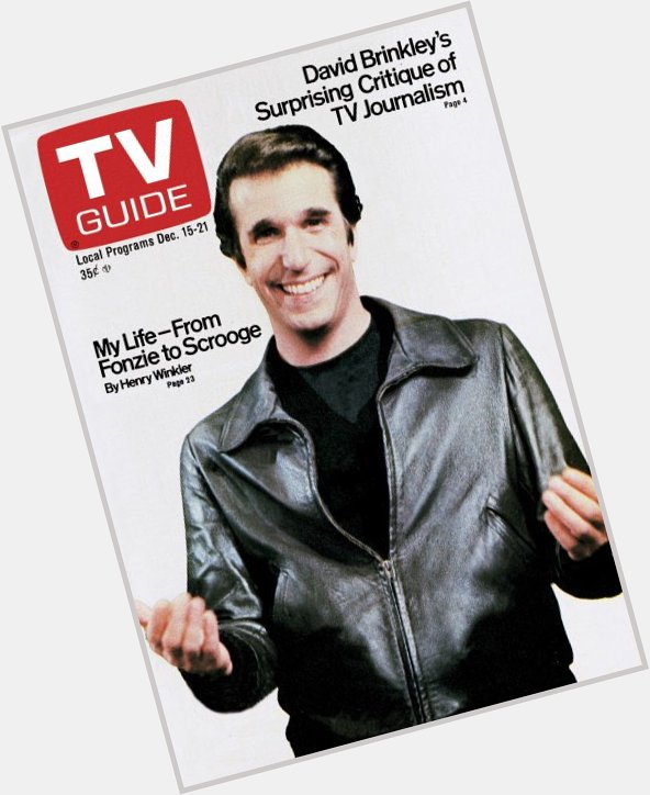 Happy 75th Birthday, Henry Winkler! 
(Cover from TV Guide, Dec 15-21, 1979)    