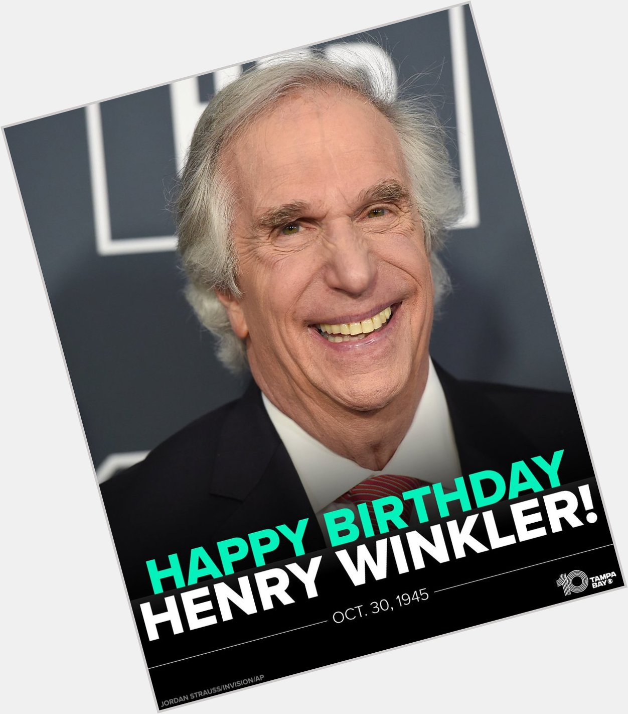 HAPPY BIRTHDAY! Today, Henry Winkler, known for his role as \"Fonzie\" the greaser, celebrates his 76th birthday! 