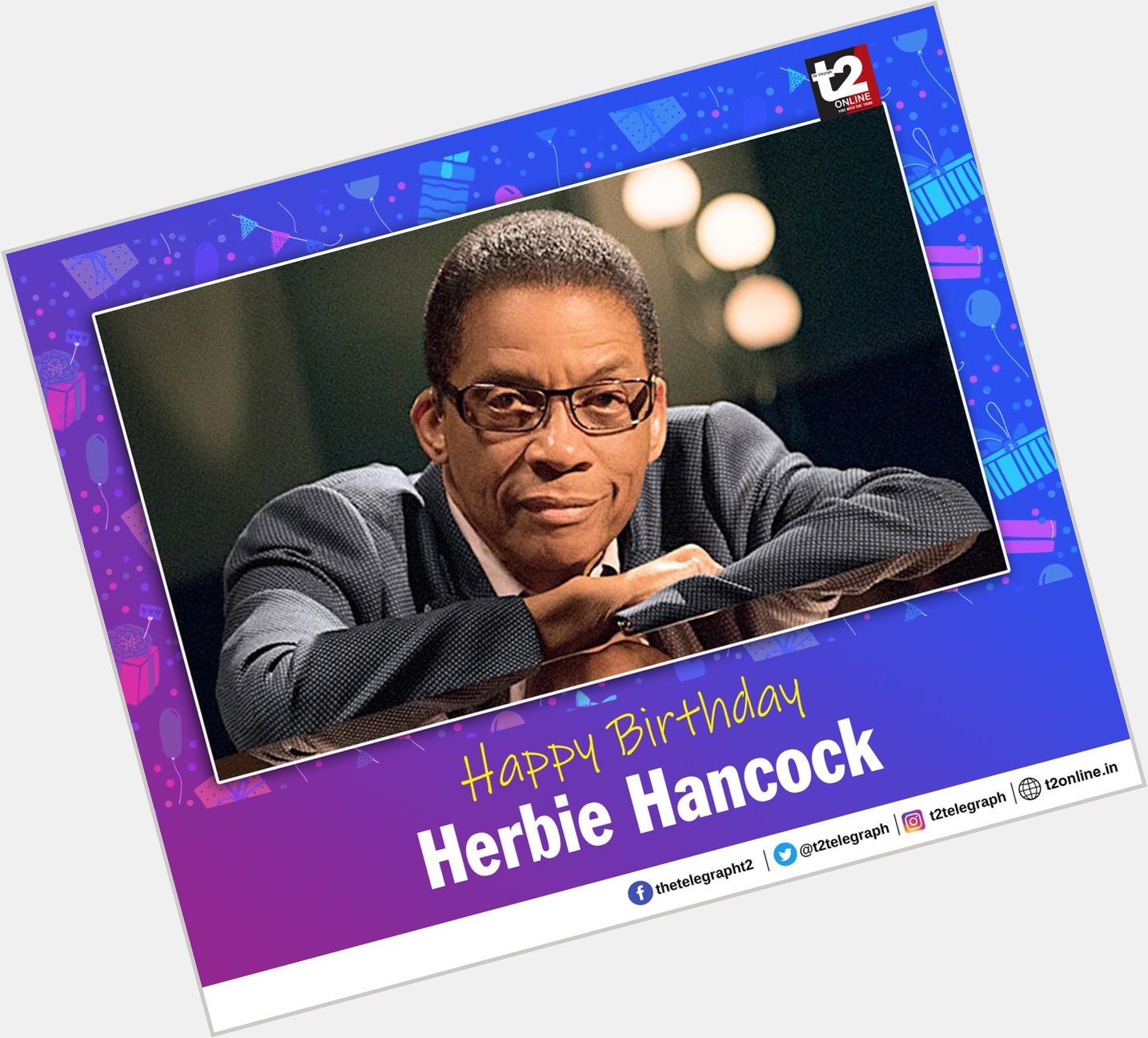 Happy birthday to the jazz giant, Herbie Hancock. 