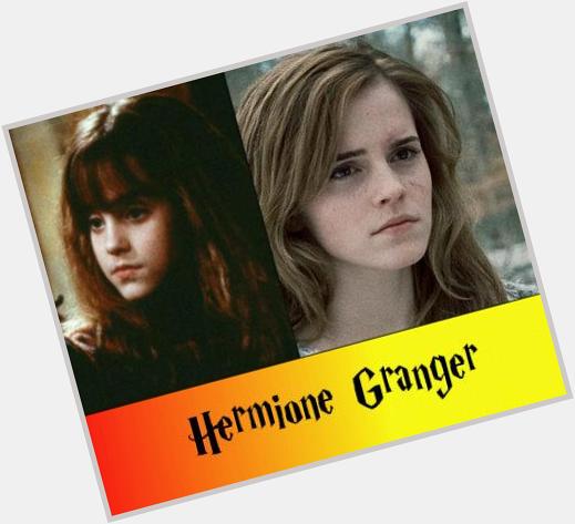 Happy birthday hermione granger!!! You are our best hermione 
