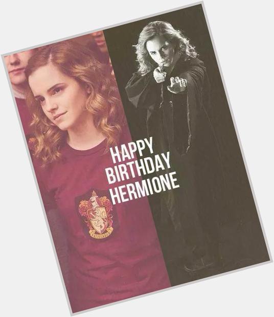 Happy Birthday Hermione Granger.   
