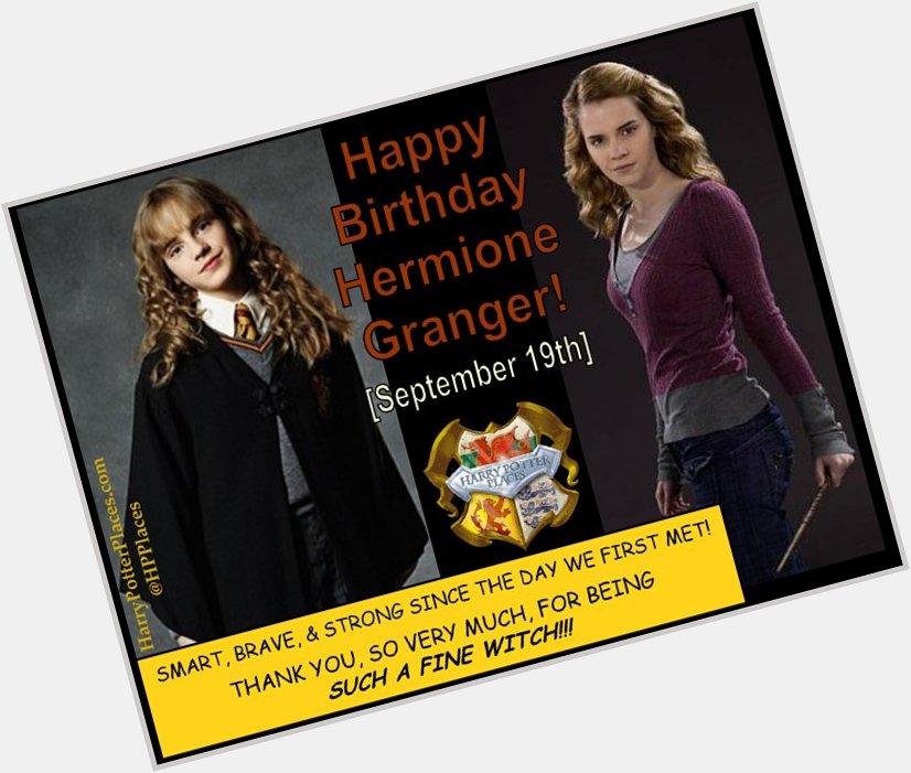 Happy Birthday to Hermione Granger! 