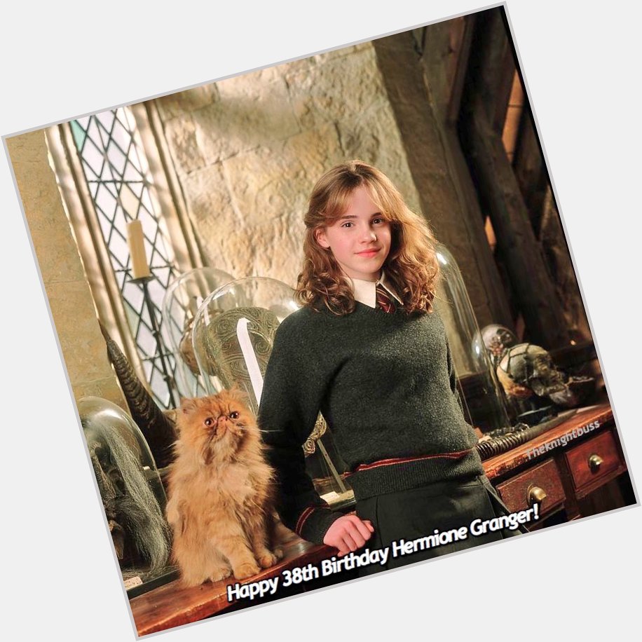 Happy 38th birthday to Hermione Granger, the brightest witch of her age!    