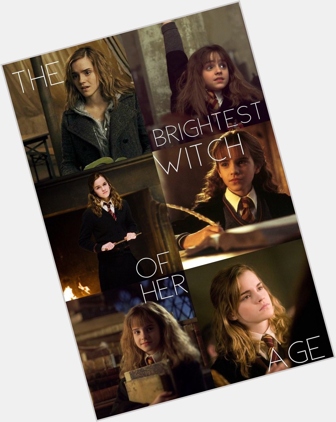 Happy birthday to the brightest witch of her age, Hermione Granger! They really couldn t have done it without you  