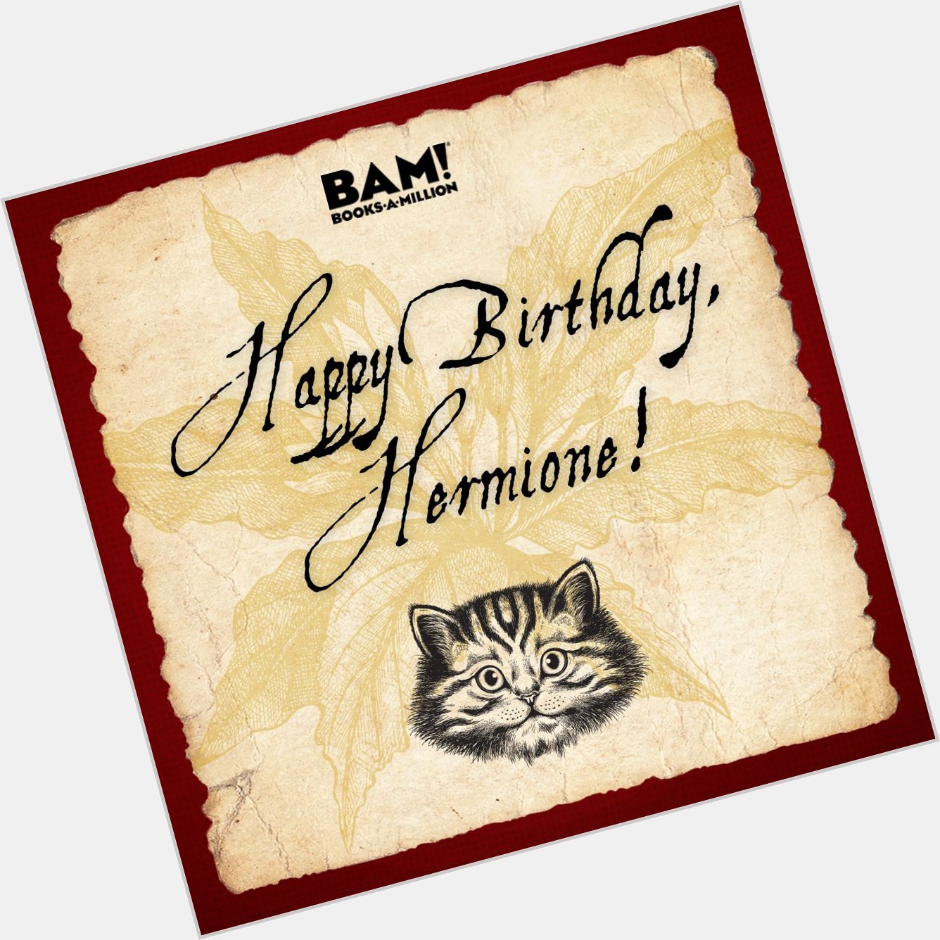 Happy birthday Hermione Granger!  