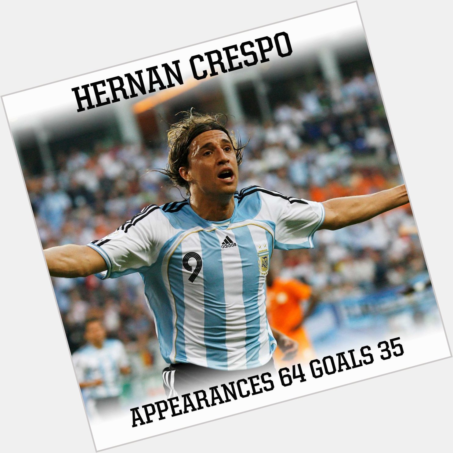 Happy 40th birthday to Argentine goal machine Hernan 