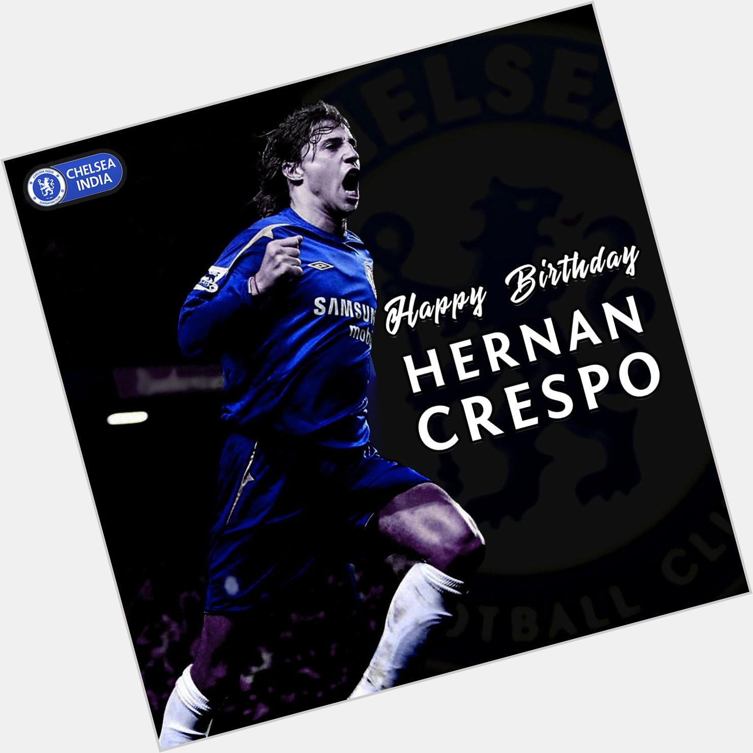 Wishing a very Happy Birthday to our former striker and winner, Hernan  