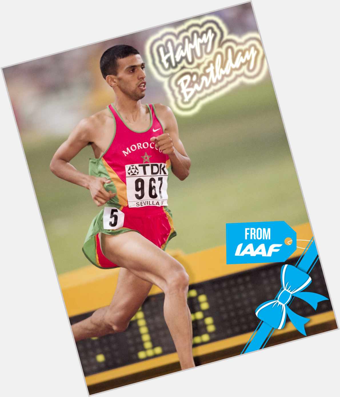  Happy Birthday to 2-time Olympic & 4-time World Champion Hicham El Guerrouj 
