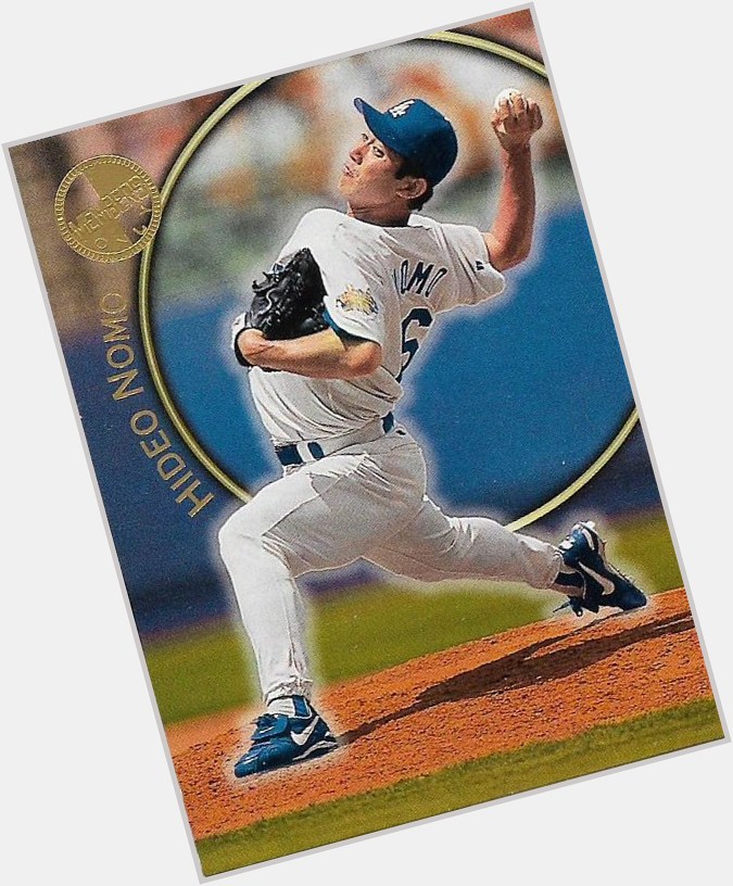 It\s Hideo Nomo\s 52nd birthday, you guys. It\s a bit alarming how happy a new Nomo card makes me (I have 519). 