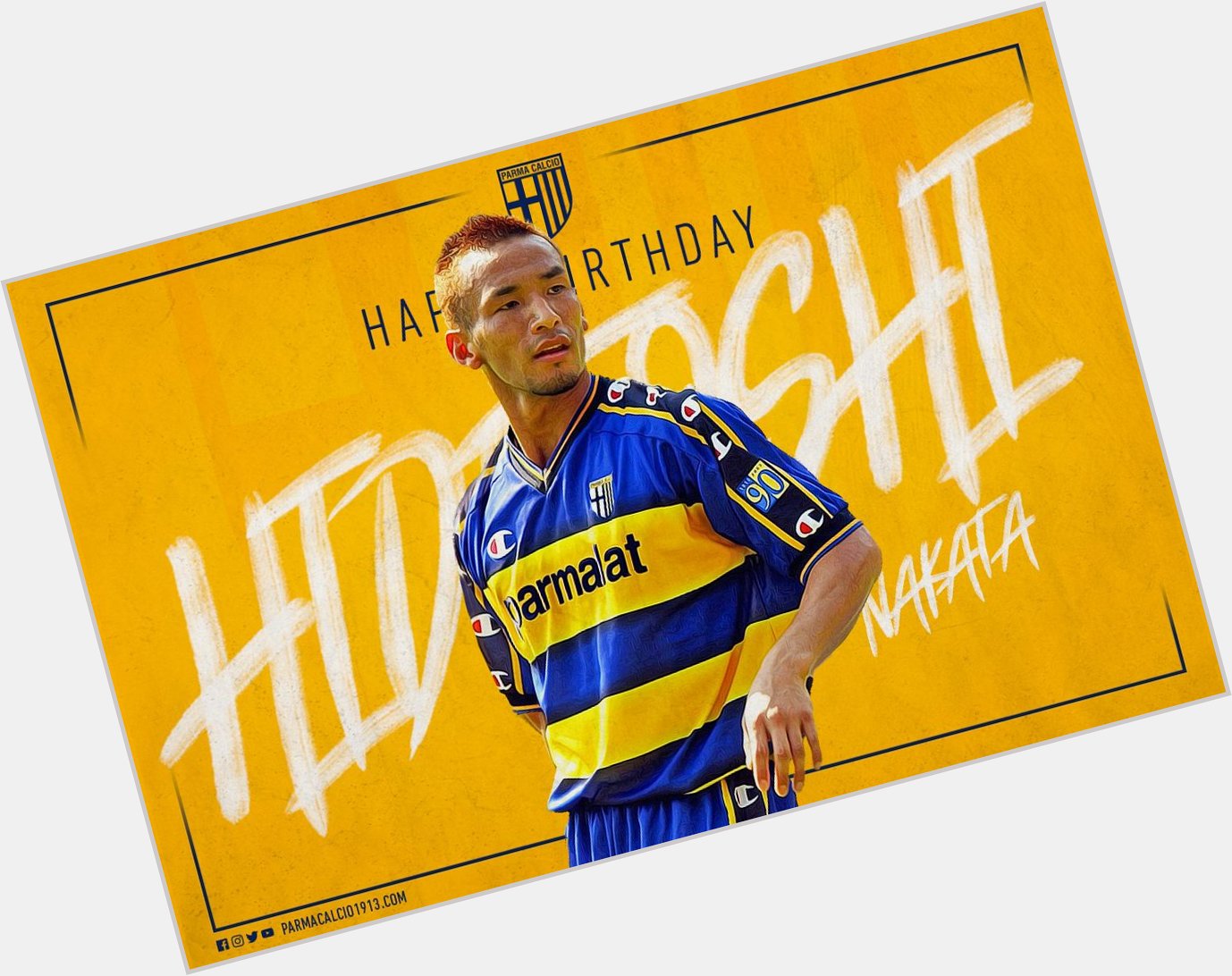 A very happy birthday to Hidetoshi who is 42 today!     