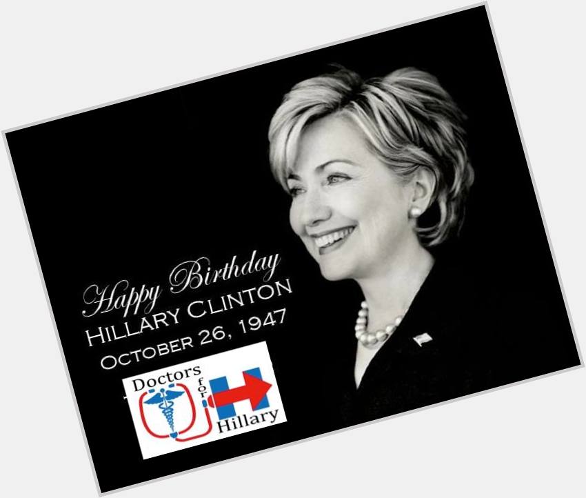   Hillary Clinton wishing you a  successful Campaign & The Presidency 