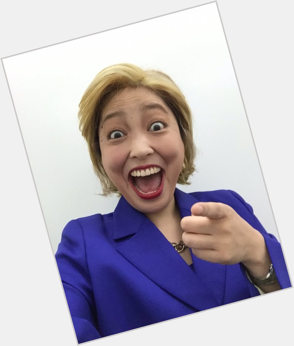  Happy birthday Hillary Clinton! Hope you\re having a great day! From your Japanese impersonator 