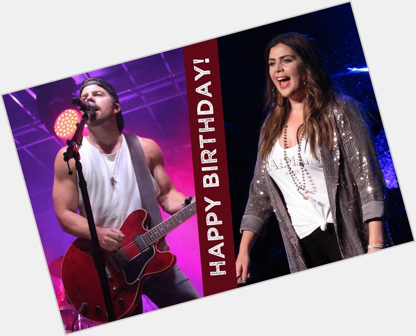 We\ve got another double birthday! Wishing a very happy birthday to Hillary Scott and Kip Moore 