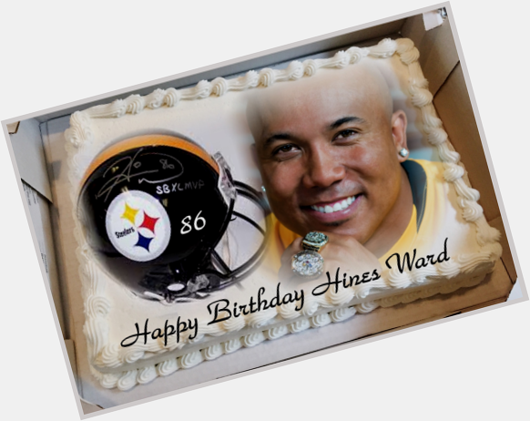 HAPPY BIRTHDAY TO HINES WARD THE MAN WITH THE GOLDEN SMILE...LADY STEEL 
