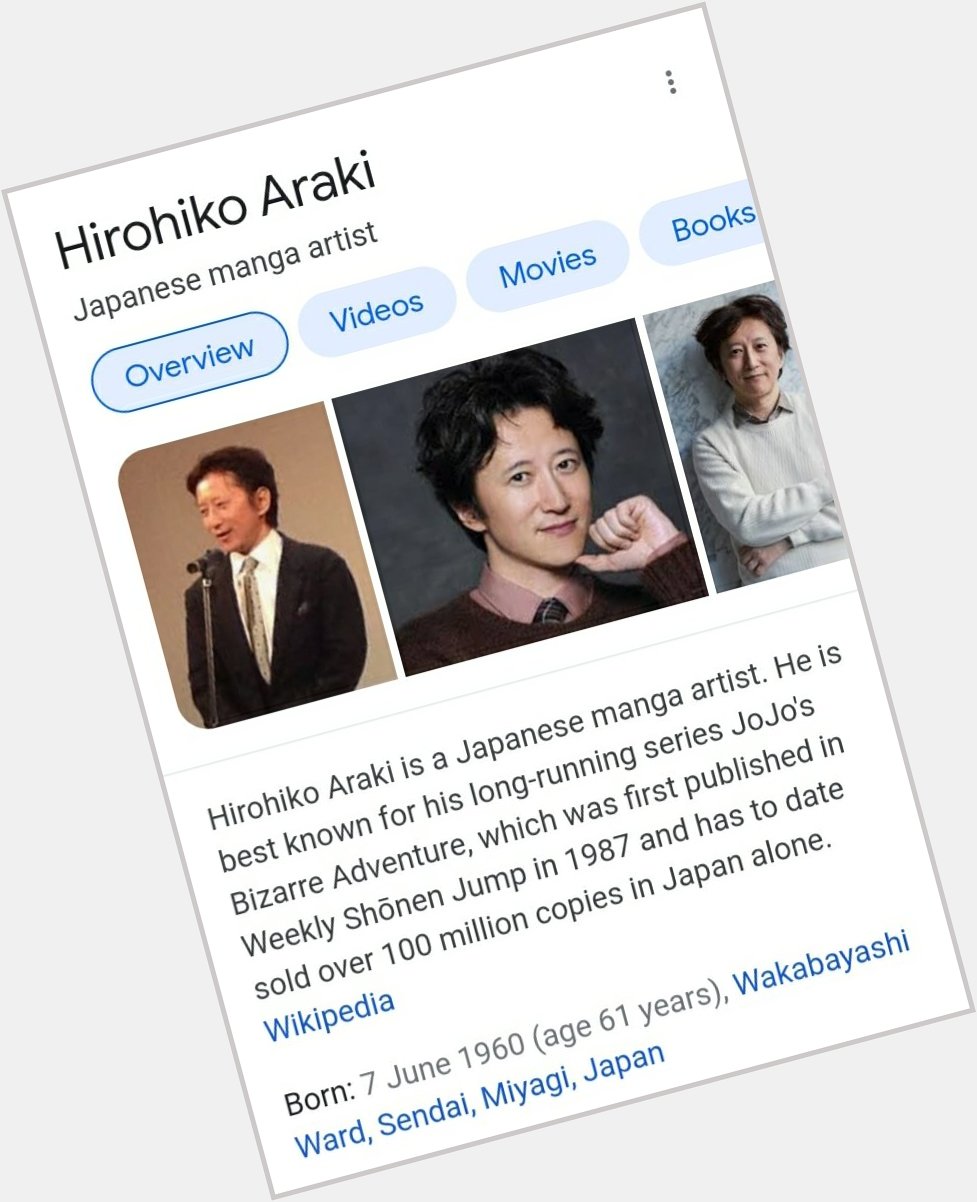 Happy birthday to Hirohiko Araki-sensei, the legend who\s behind the eccentric poses I do at family reunions 