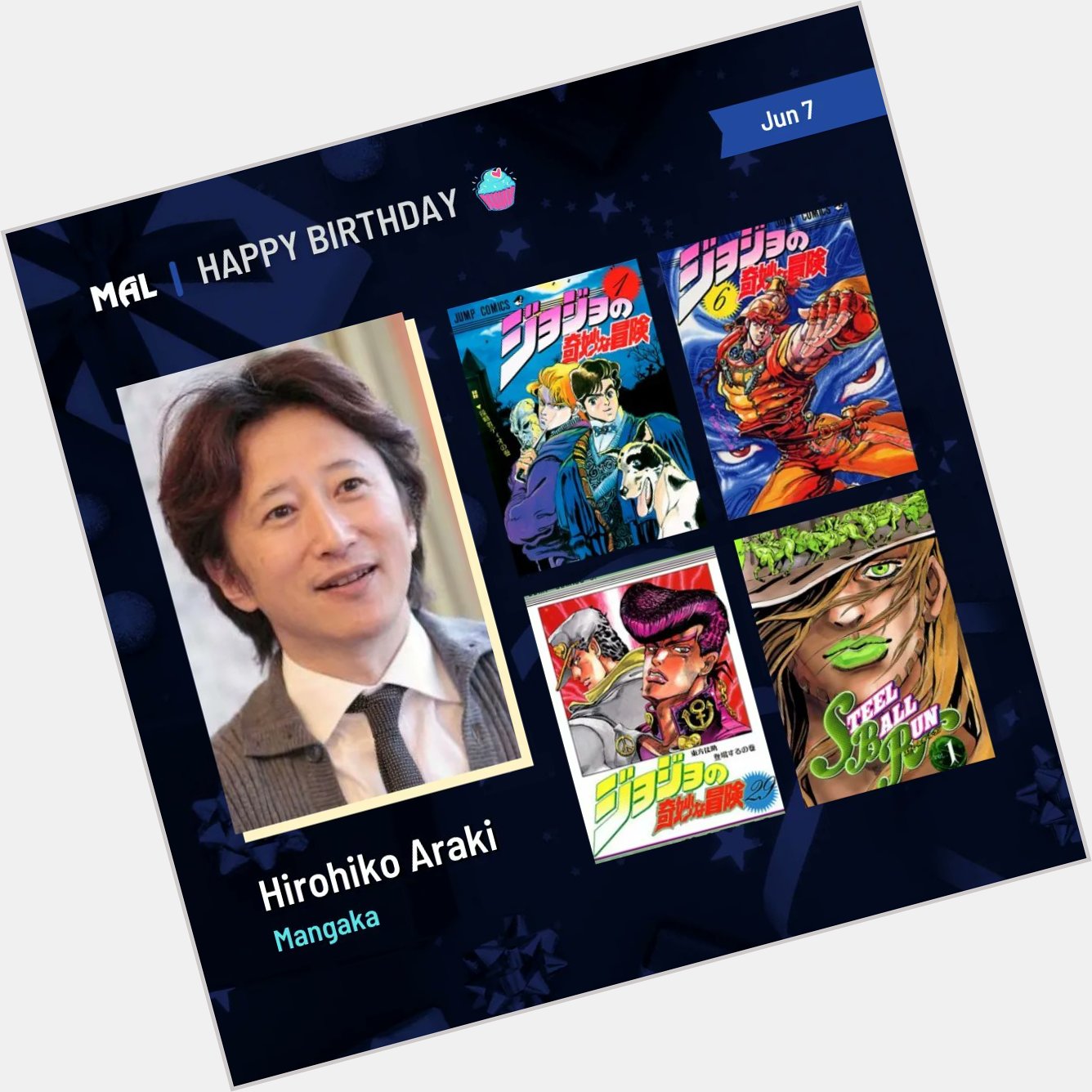 Happy Birthday to Hirohiko Araki! Full profile:  