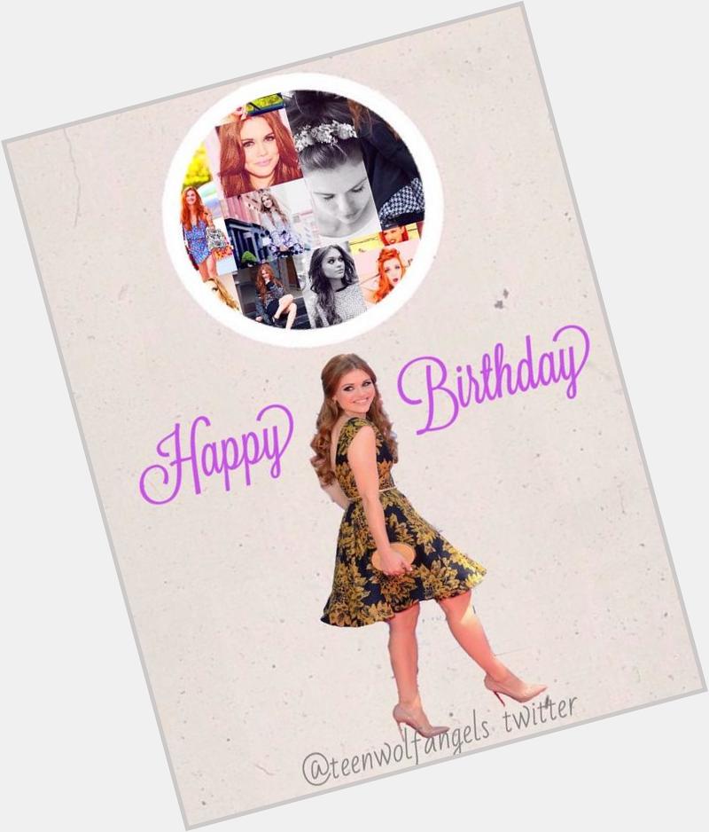 So this took me quite a long while but anyway Happy Birthday to our queen Holland Roden <3 