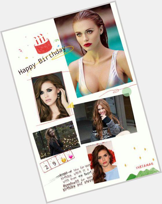Happy birthday!!!! the owner of the most charming dimples, Holland Roden! We love you !!! 