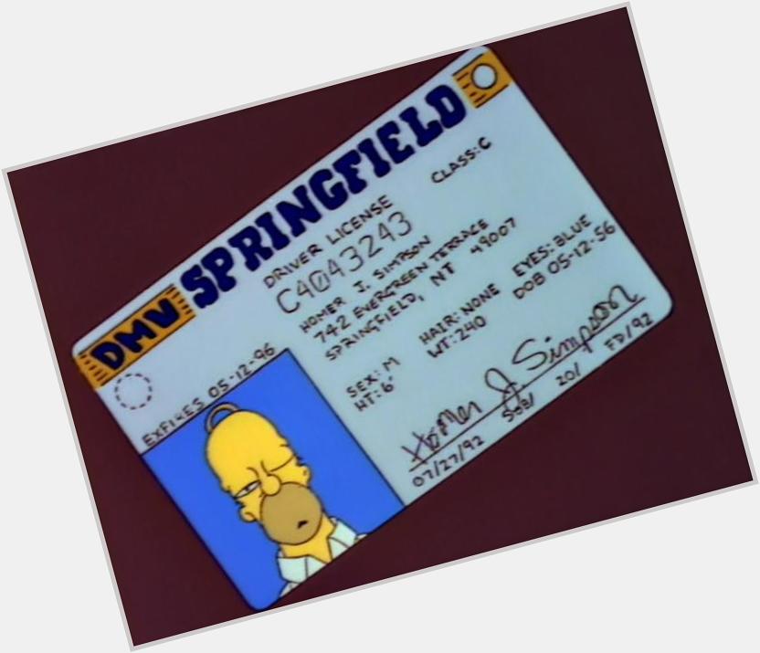 Happy Birthday Homer Simpson 