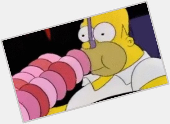 Happy 2 days late birthday to Homer Simpson. Bet you ate as much donuts as possible. 