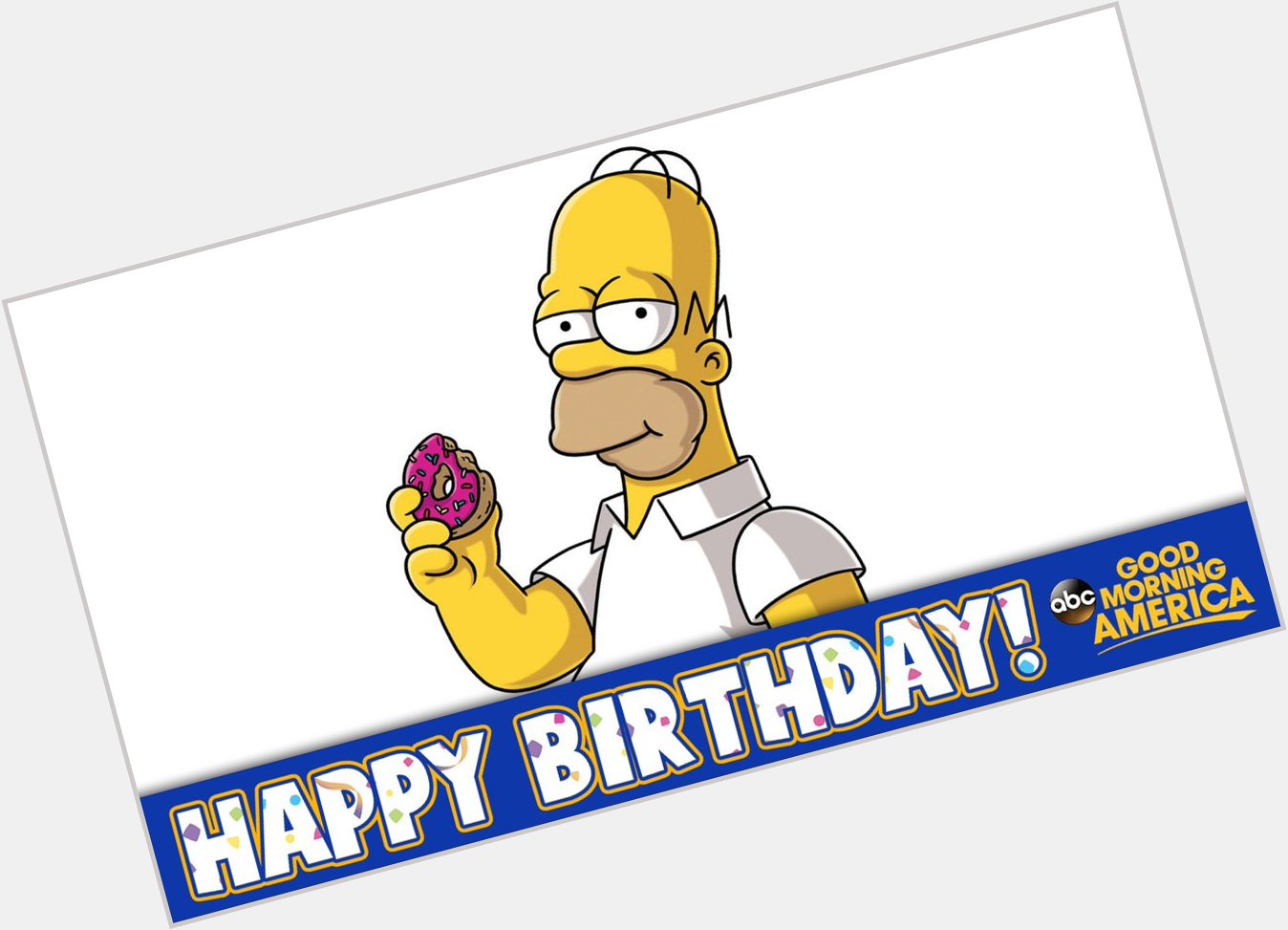 Happy birthday, Homer Simpson! Today marks character\s 61st birthday. 