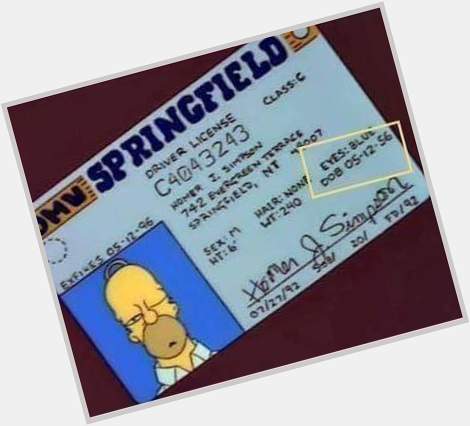 Happy birthday Homer Simpson!   