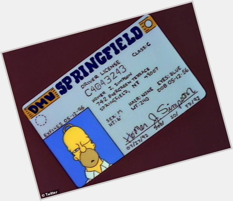 Happy birthday to Homer Simpson, born on this date in 1956.. 