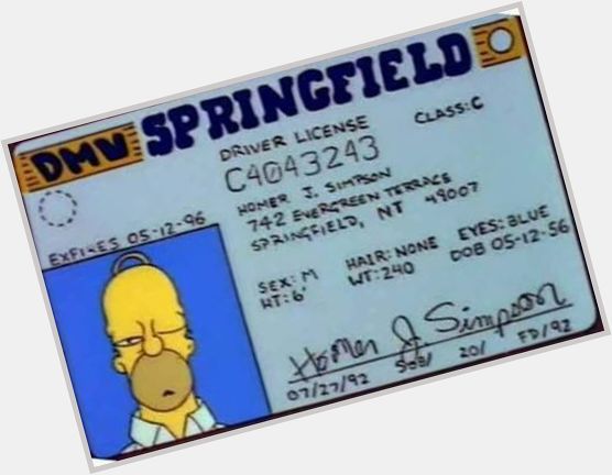 Happy Birthday Homer Simpson! 