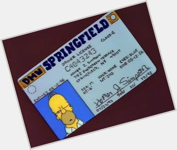 Happy birthday Homer Simpson 