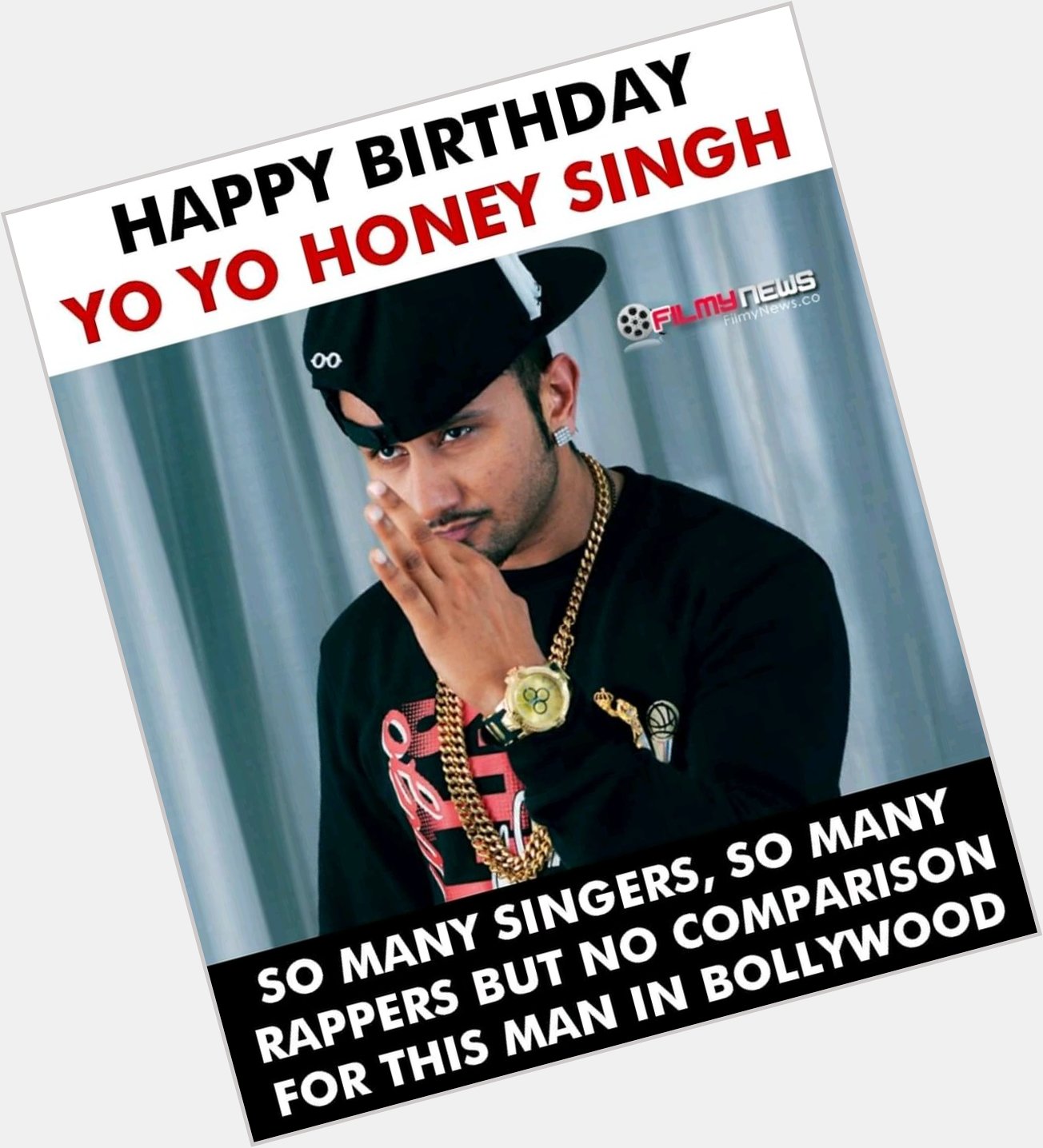 Happy birthday yo yo honey Singh 