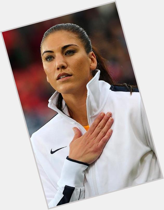 Happy birthday Hope Solo, I hope today is the absolute best !   