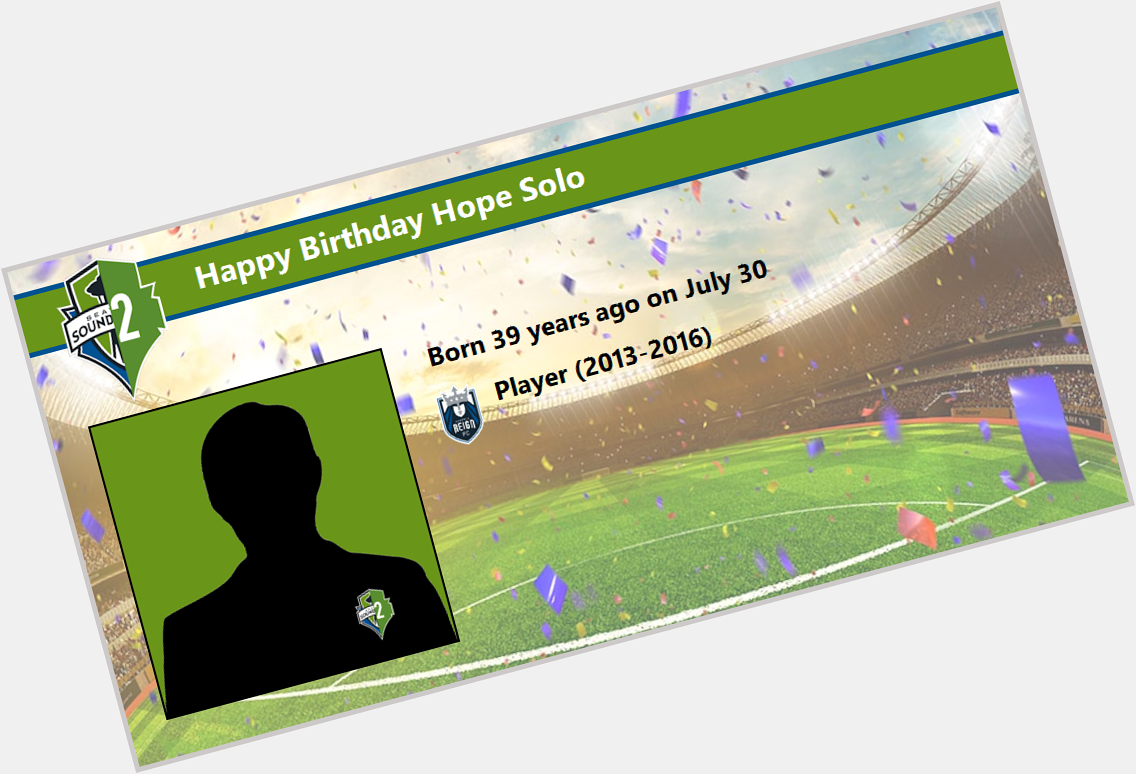 Happy Birthday Hope Solo Player bio:  