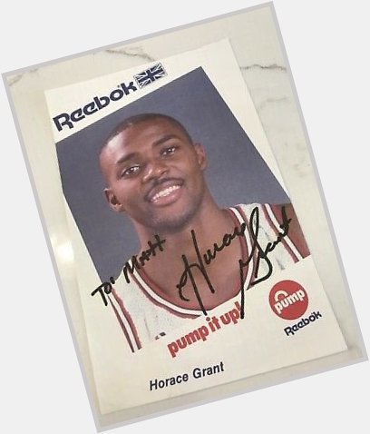 Happy Birthday to former        Horace Grant    