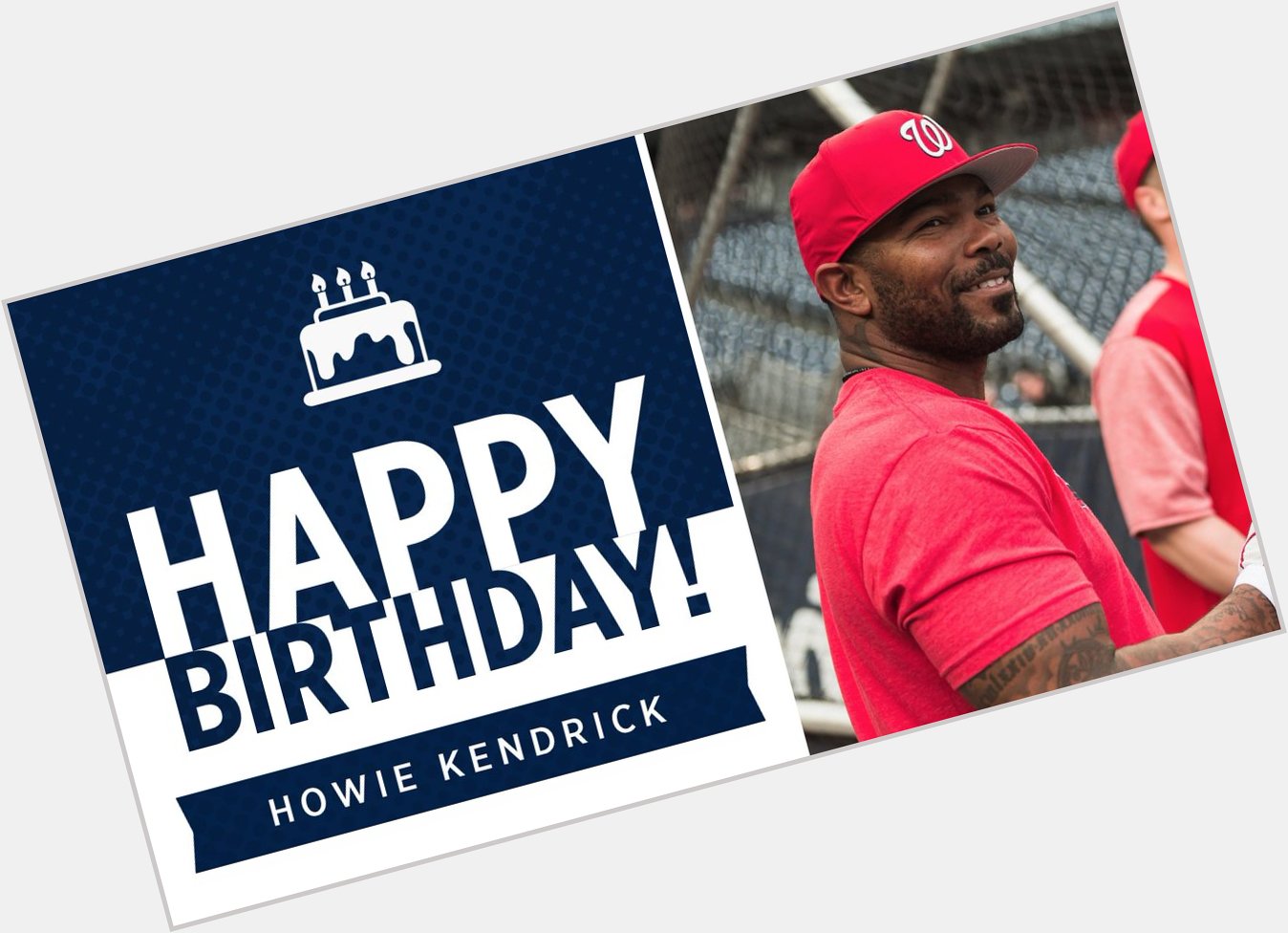 Join us in wishing Howie Kendrick a very happy birthday! 
