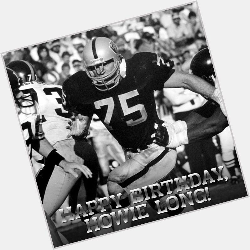 Happy Birthday to legend Howie Long! by nfl 