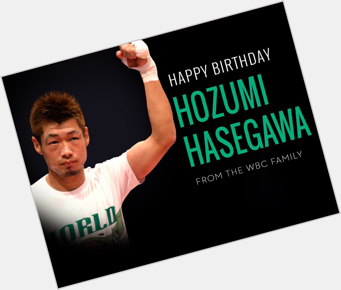 Omedeto godzaimas ! Happy birthday to former champion Hozumi Hasegawa 