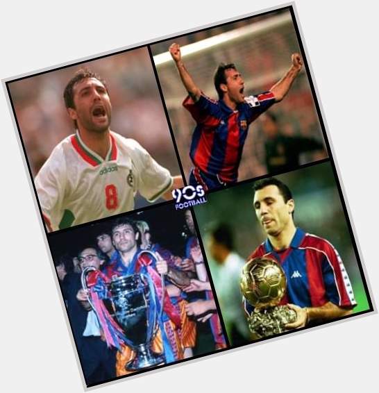 Happy 56th birthday to Bulgarian football legend and 1994 Ballon D\or winner, Hristo Stoichkov! 