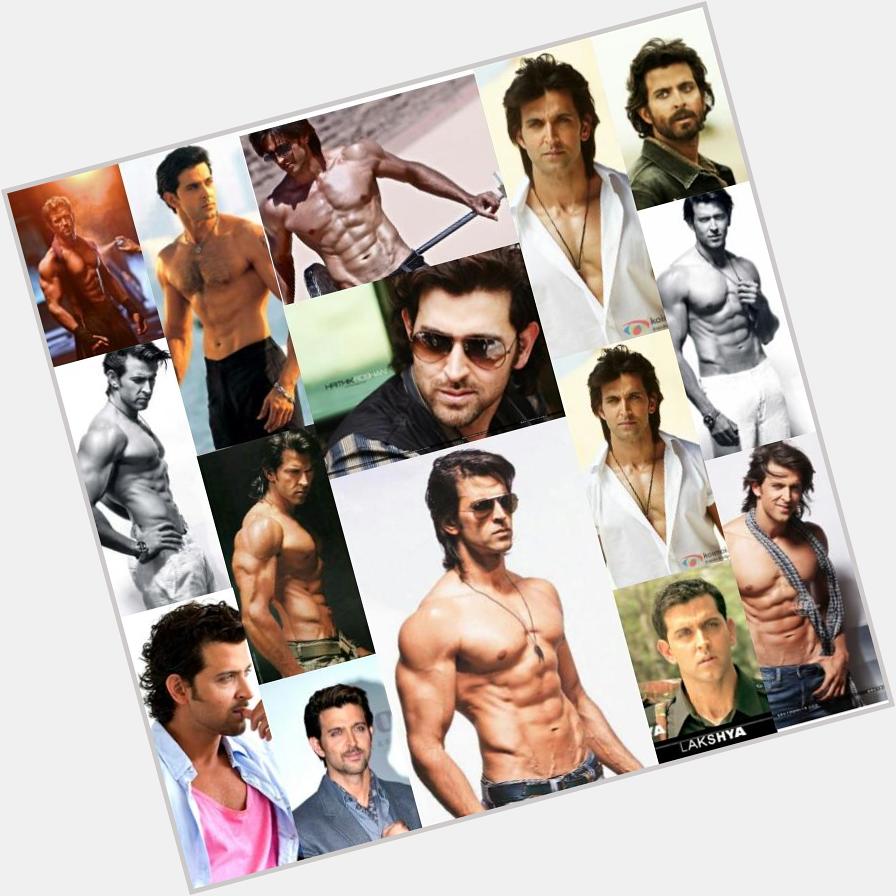 Happy 41th Birthday to the most handsome and charming actor in bollywood that is Hrithik Roshan <3 