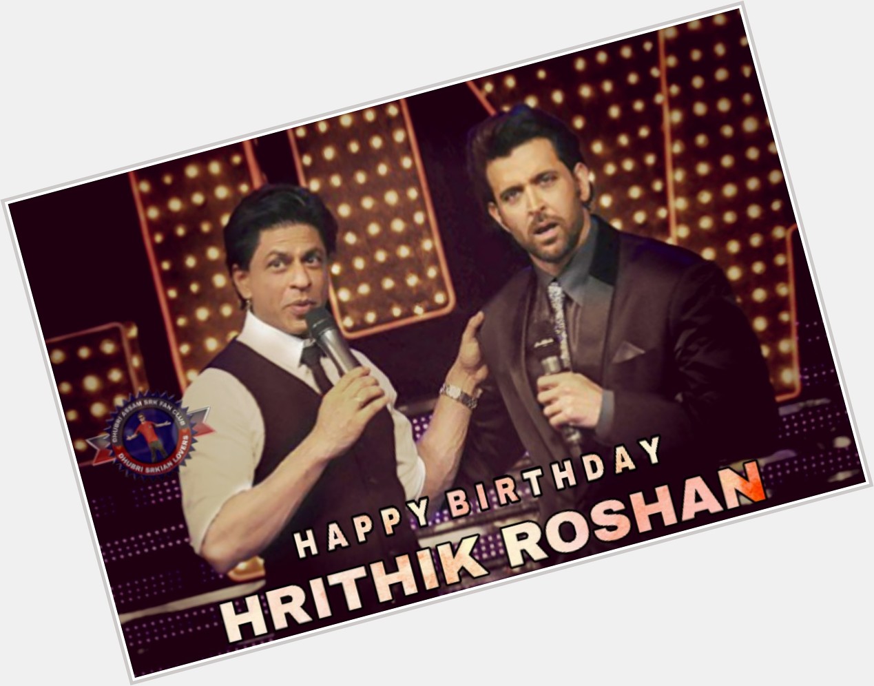 Wish you very very Happy Birthday Hrithik Roshan sir and Love You sir 