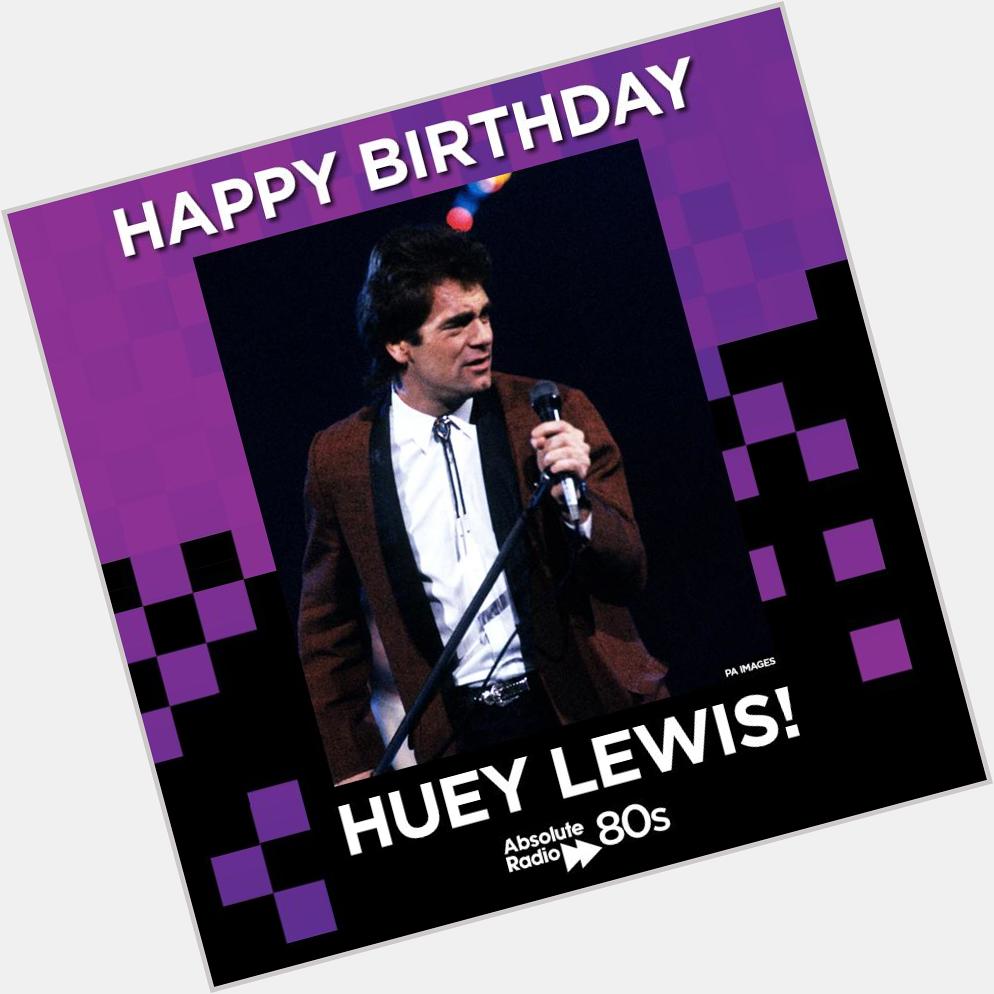 Happy birthday to Huey Lewis! Still hip and square! 